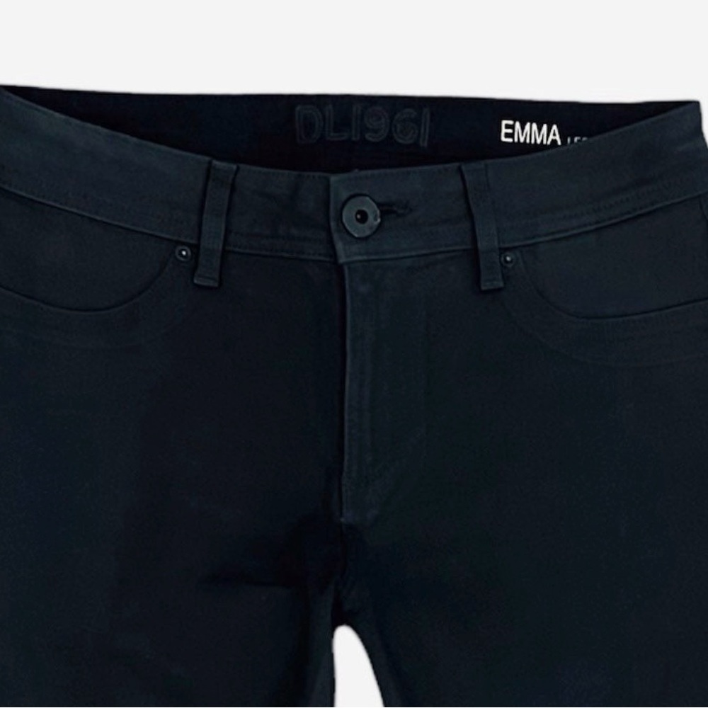 DL1961 Women's Black Emma Legging Jeans - Picture 2 of 9